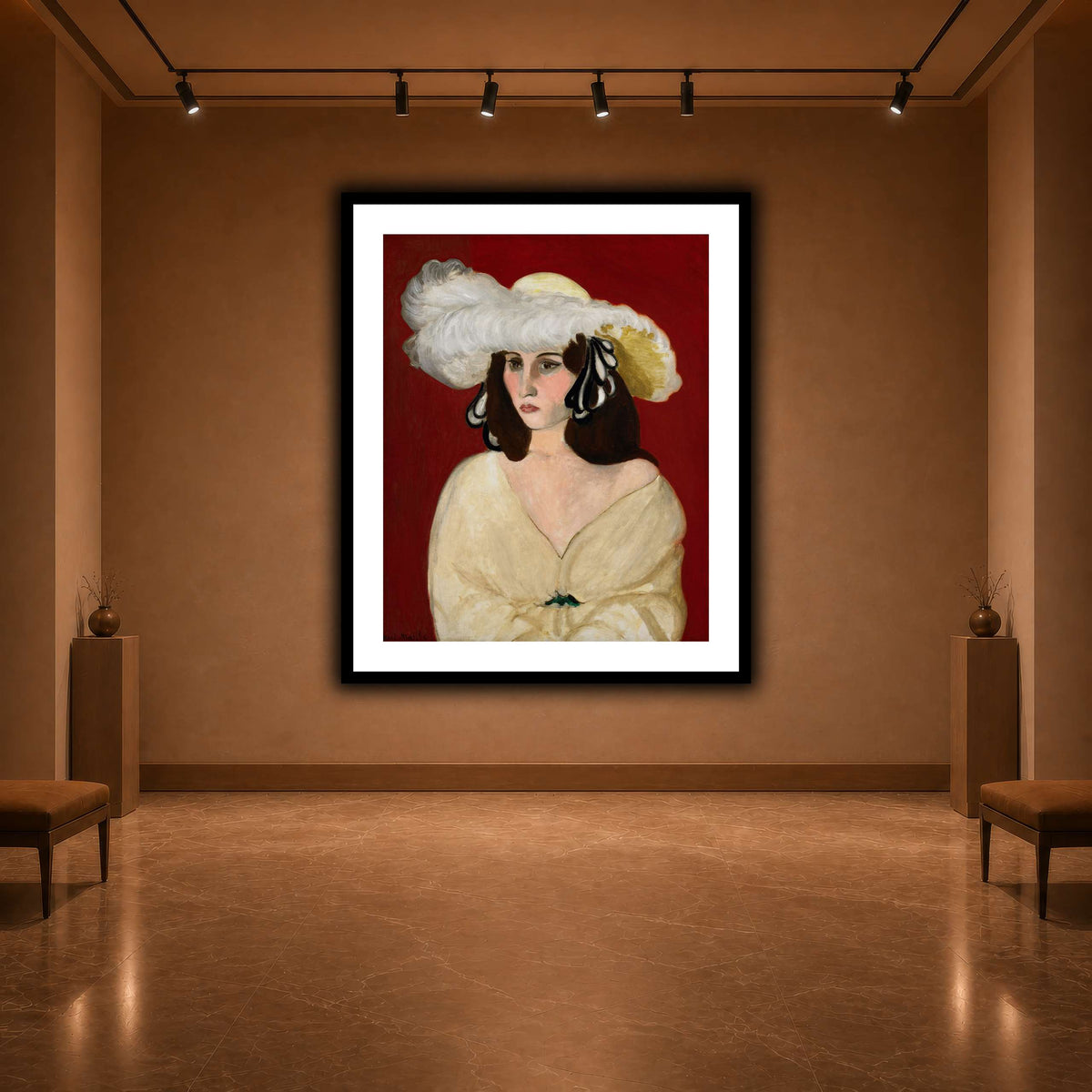 White_Plumes_Henri_Matisse warm-agallery