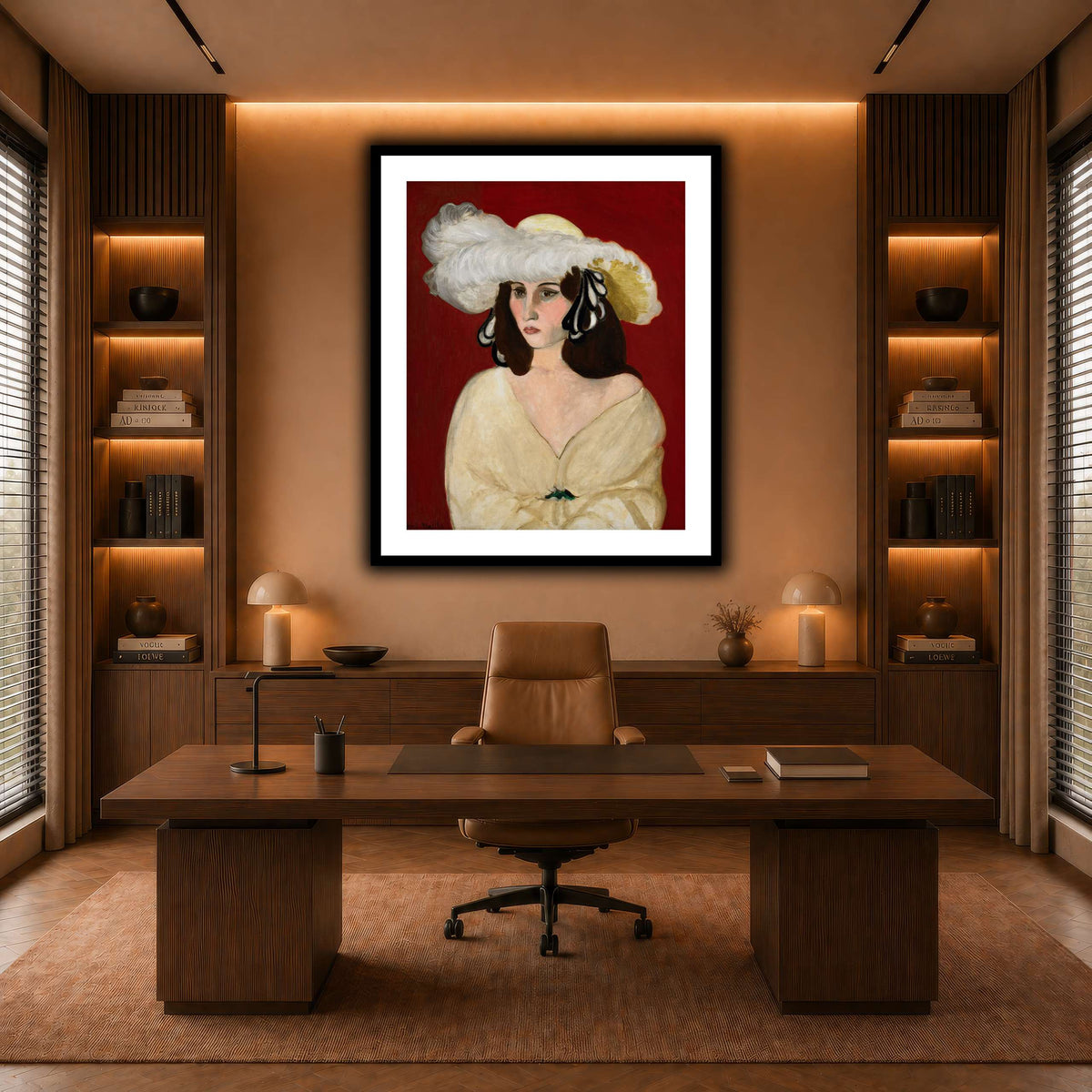 White_Plumes_Henri_Matisse warm-office
