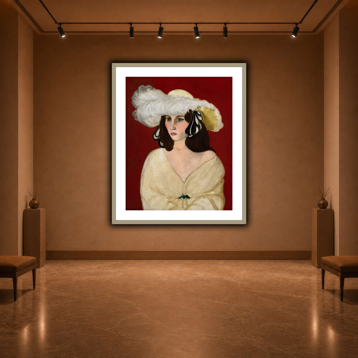 White_Plumes_Henri_Matisse warm-agallery