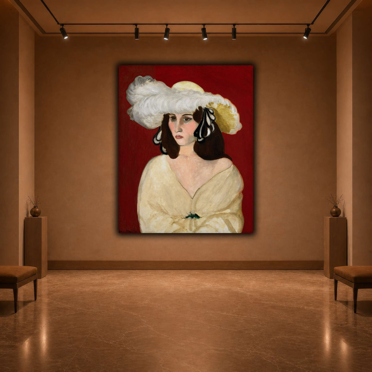 White_Plumes_Henri_Matisse warm-agallery