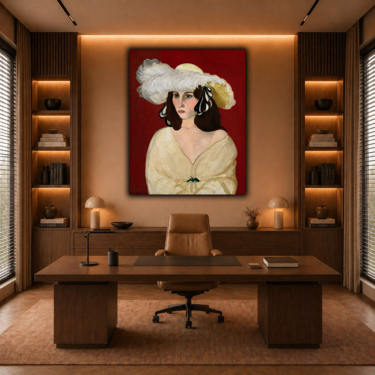 White_Plumes_Henri_Matisse warm-office
