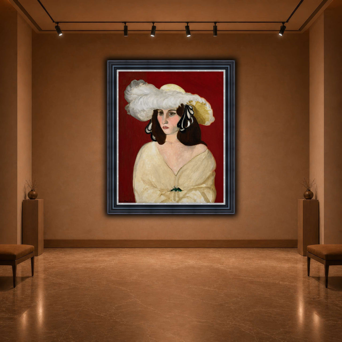 White_Plumes_Henri_Matisse warm-agallery