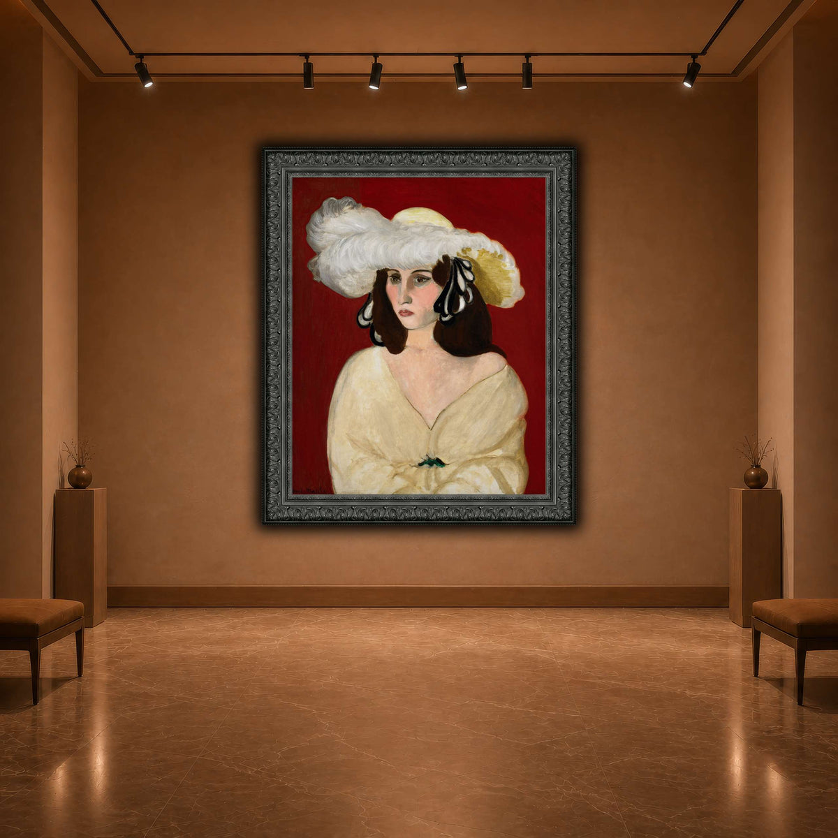 White_Plumes_Henri_Matisse warm-agallery