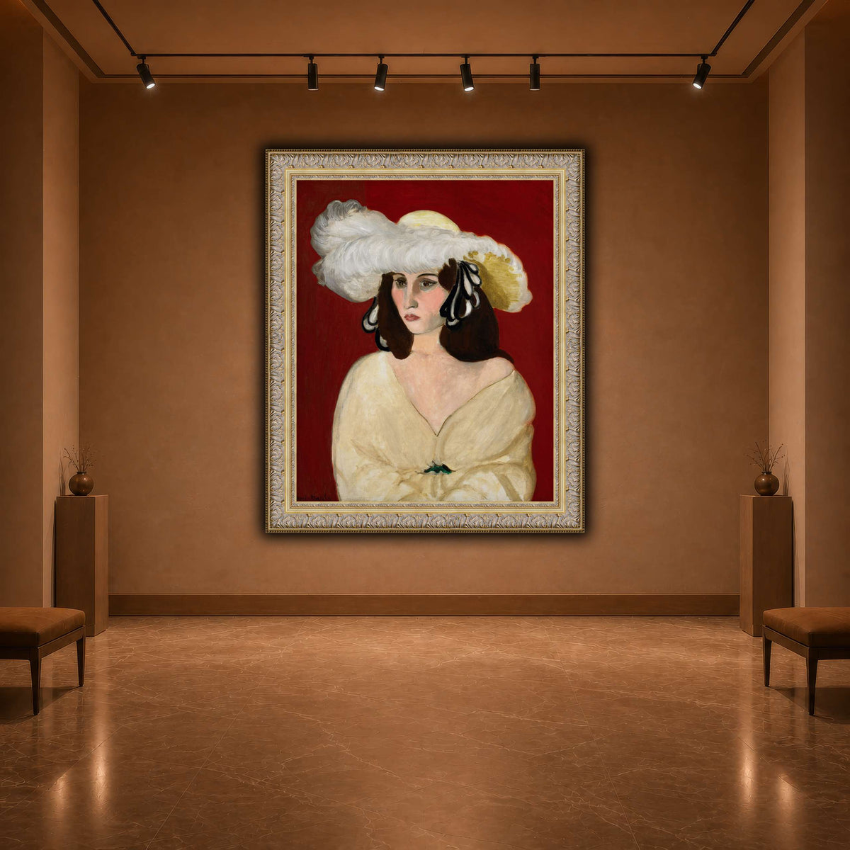 White_Plumes_Henri_Matisse warm-agallery