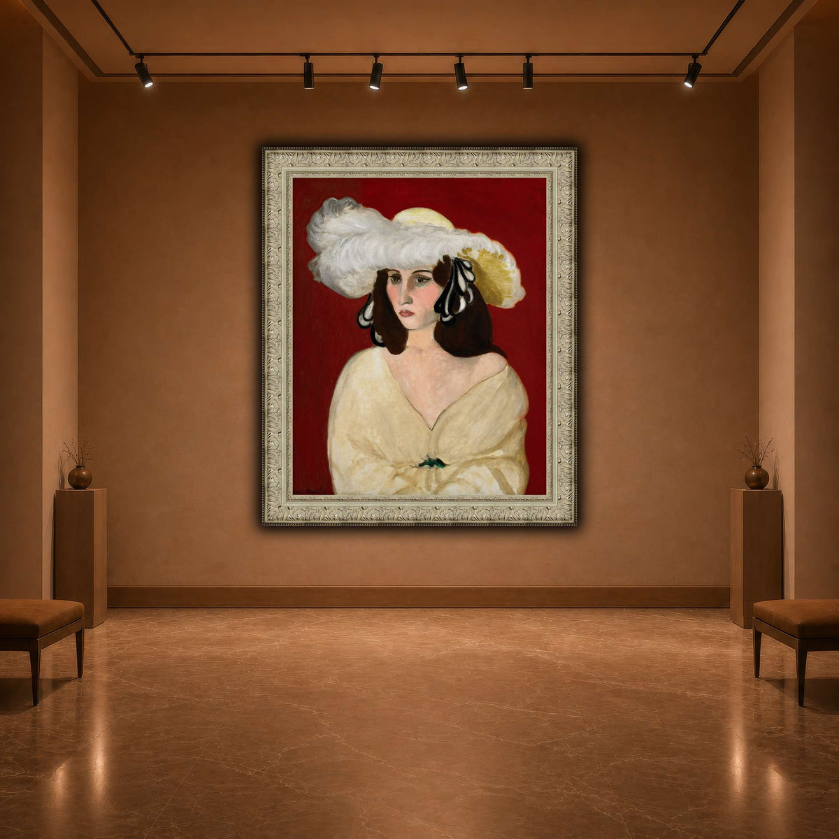 White_Plumes_Henri_Matisse warm-agallery