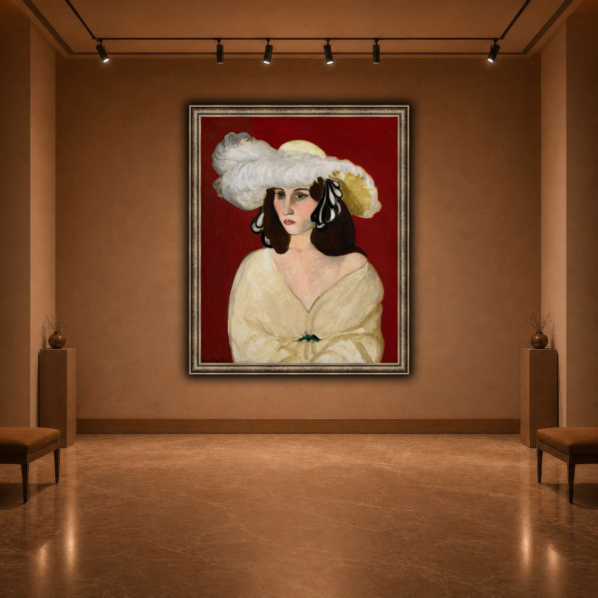 White_Plumes_Henri_Matisse warm-agallery