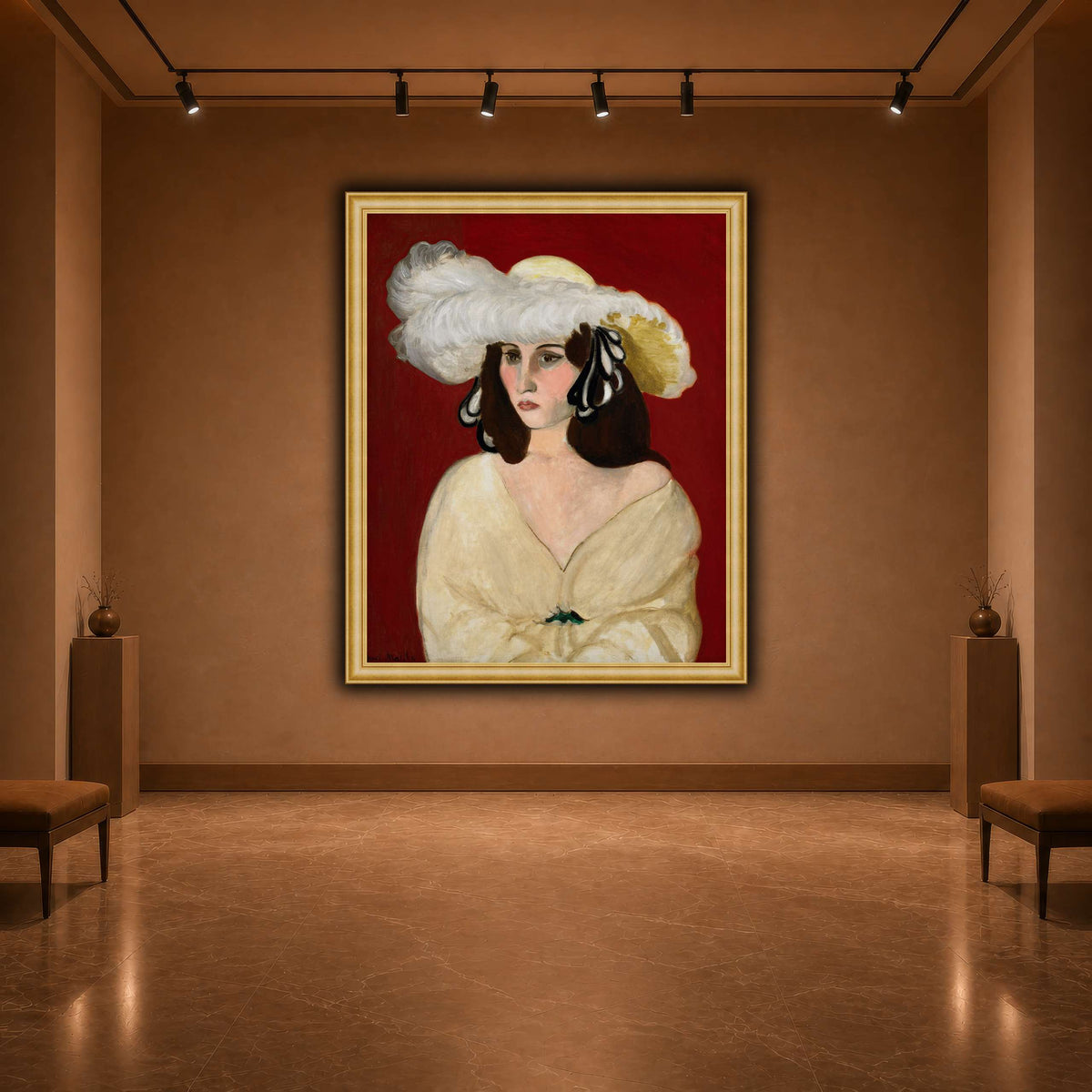 White_Plumes_Henri_Matisse warm-agallery
