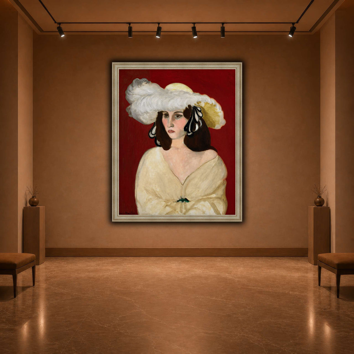 White_Plumes_Henri_Matisse warm-agallery