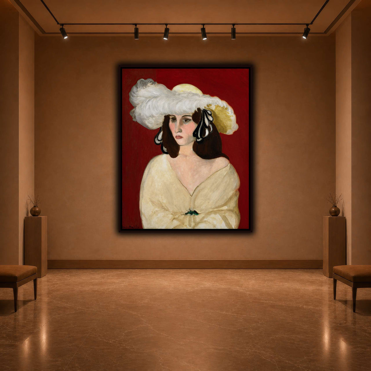 White_Plumes_Henri_Matisse warm-agallery