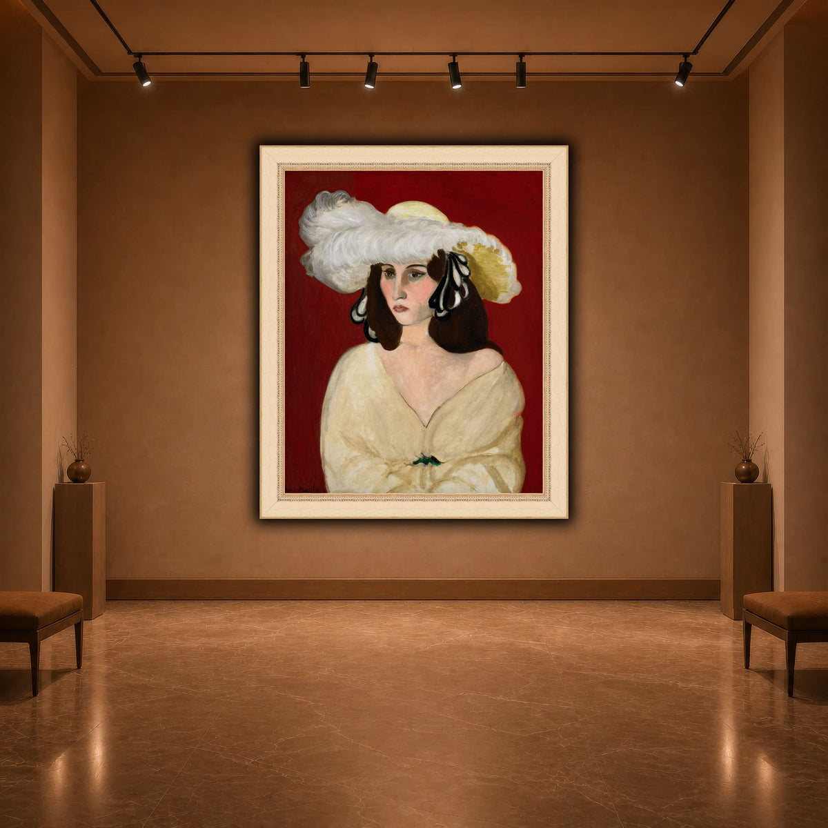 White_Plumes_Henri_Matisse warm-agallery