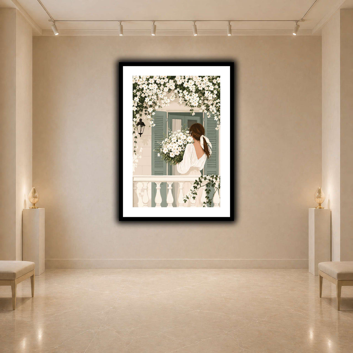 White Spring on the Balcony light neutral- agallery