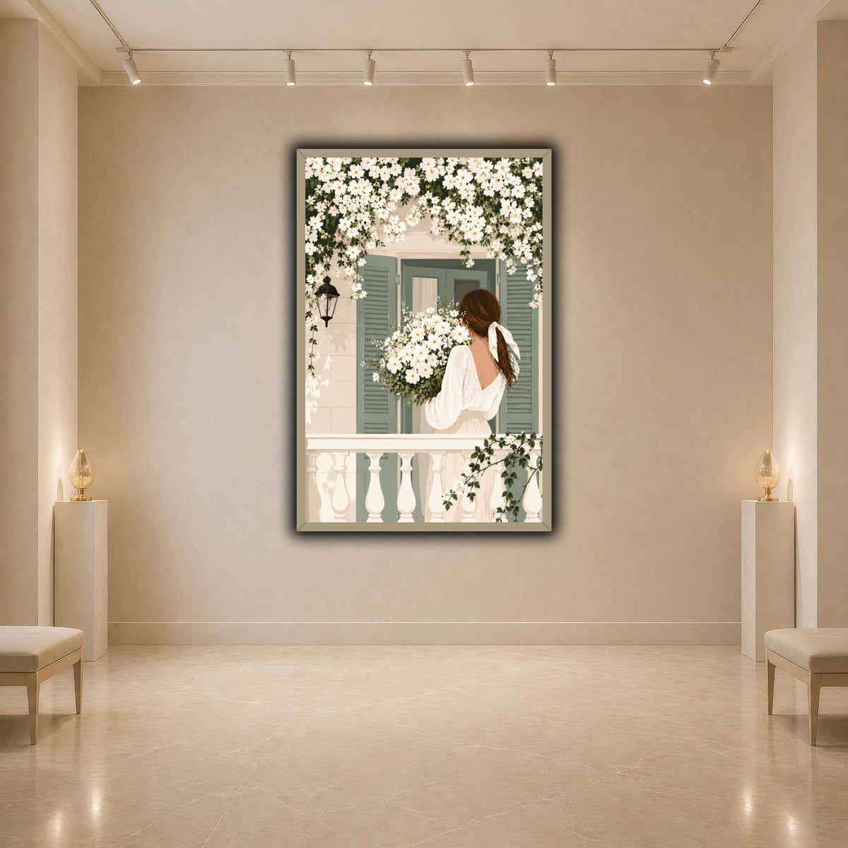 White Spring on the Balcony light neutral- agallery