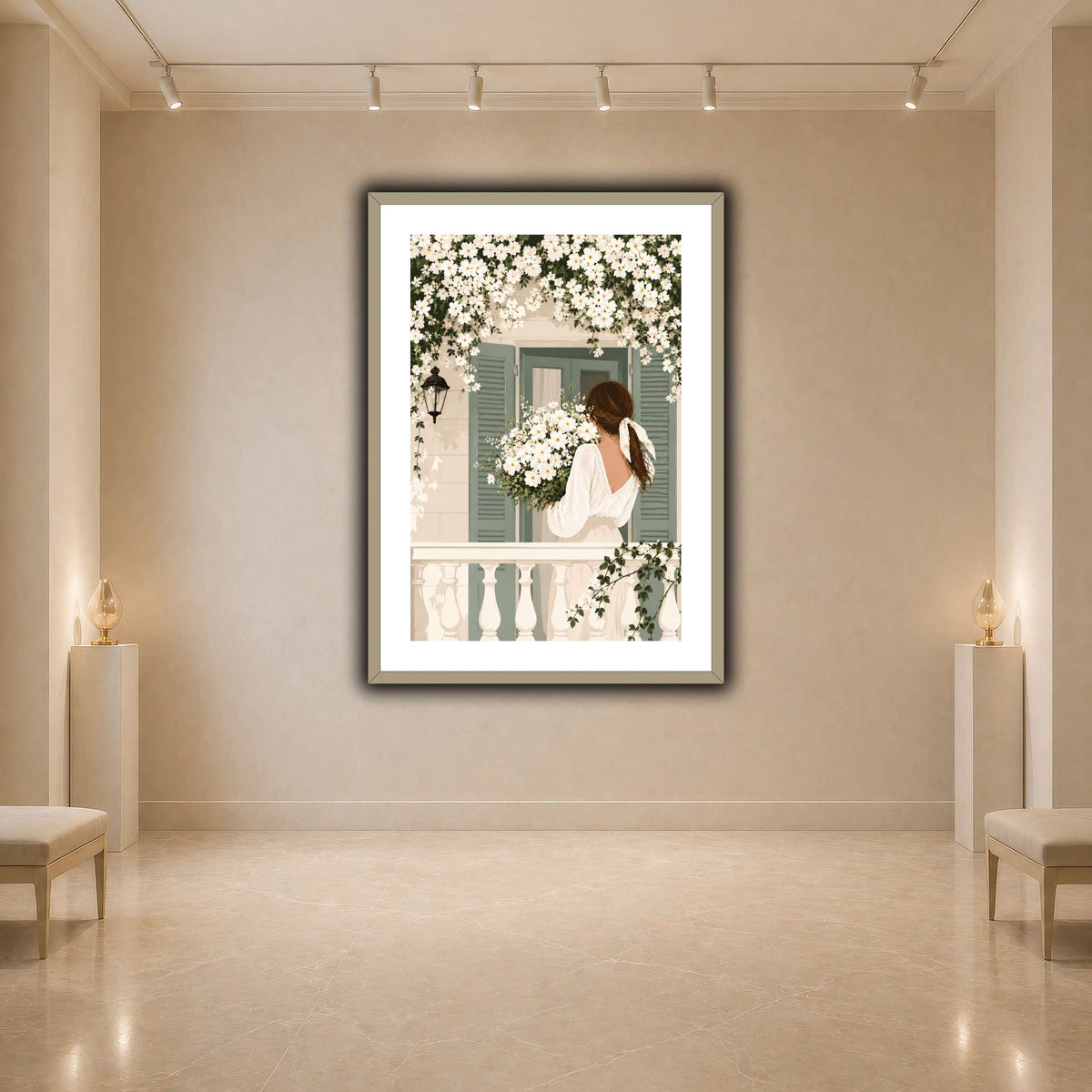White Spring on the Balcony light neutral- agallery