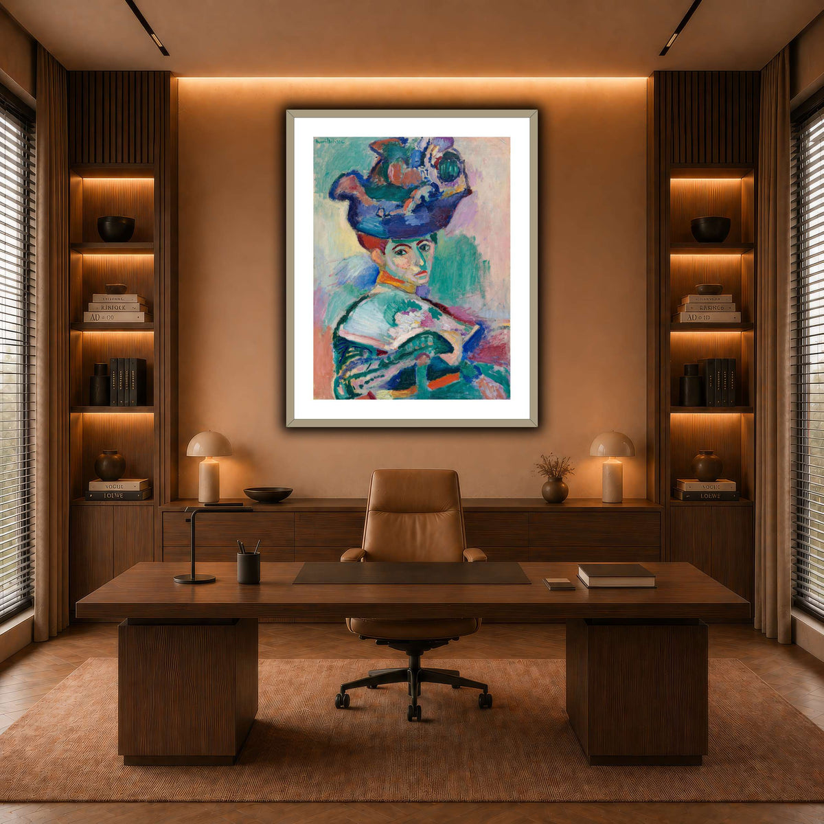 Woman-with-a-Hat_Henri_Matisse warm-office