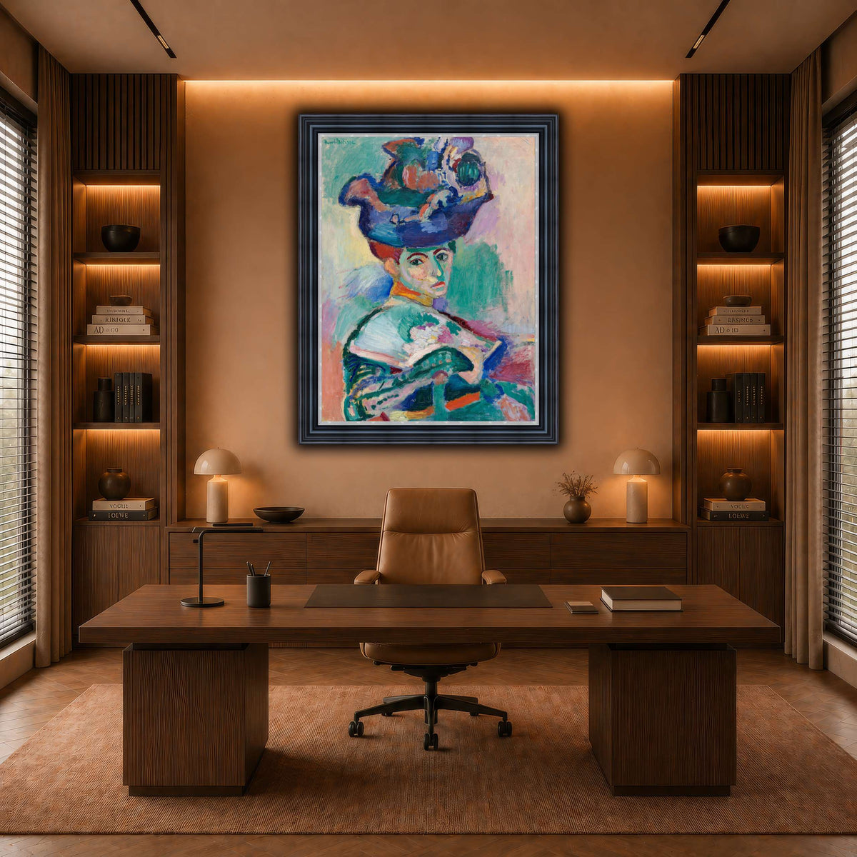 Woman-with-a-Hat_Henri_Matisse warm-office