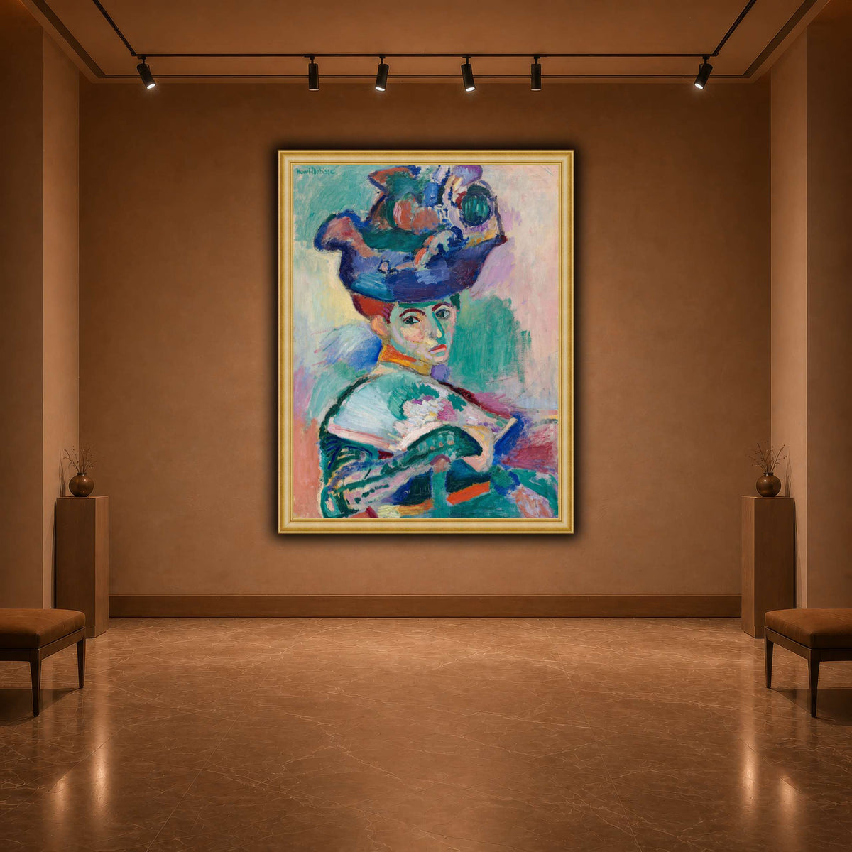 Woman-with-a-Hat_Henri_Matisse warm-agallery