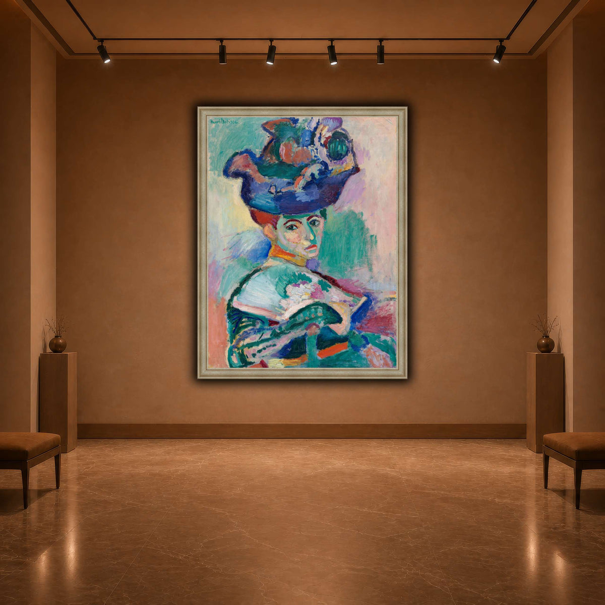 Woman-with-a-Hat_Henri_Matisse warm-agallery