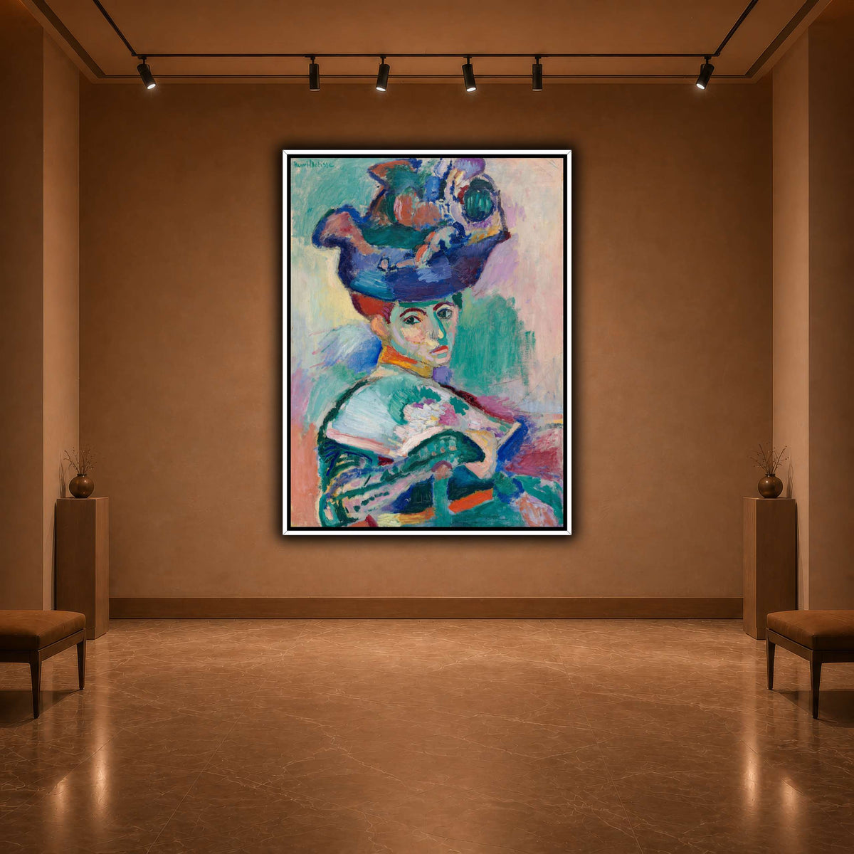 Woman-with-a-Hat_Henri_Matisse warm-agallery