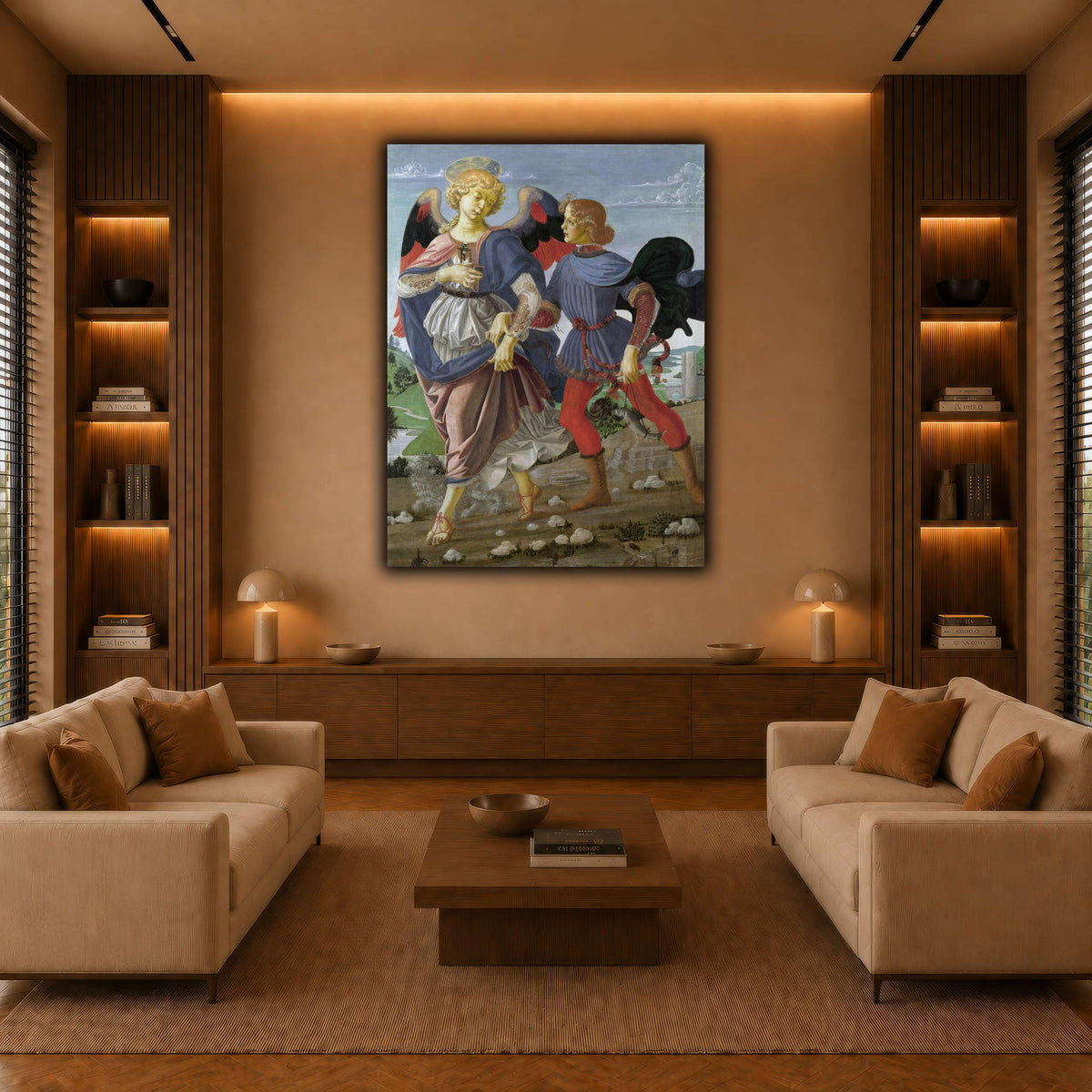 Workshop_of_Andrea_del_Verrocchio._Tobias_and_the_Angel_result warm-living-room