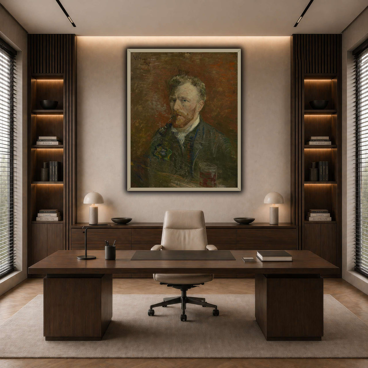 Zelfportret_met_glas dark neutral-office