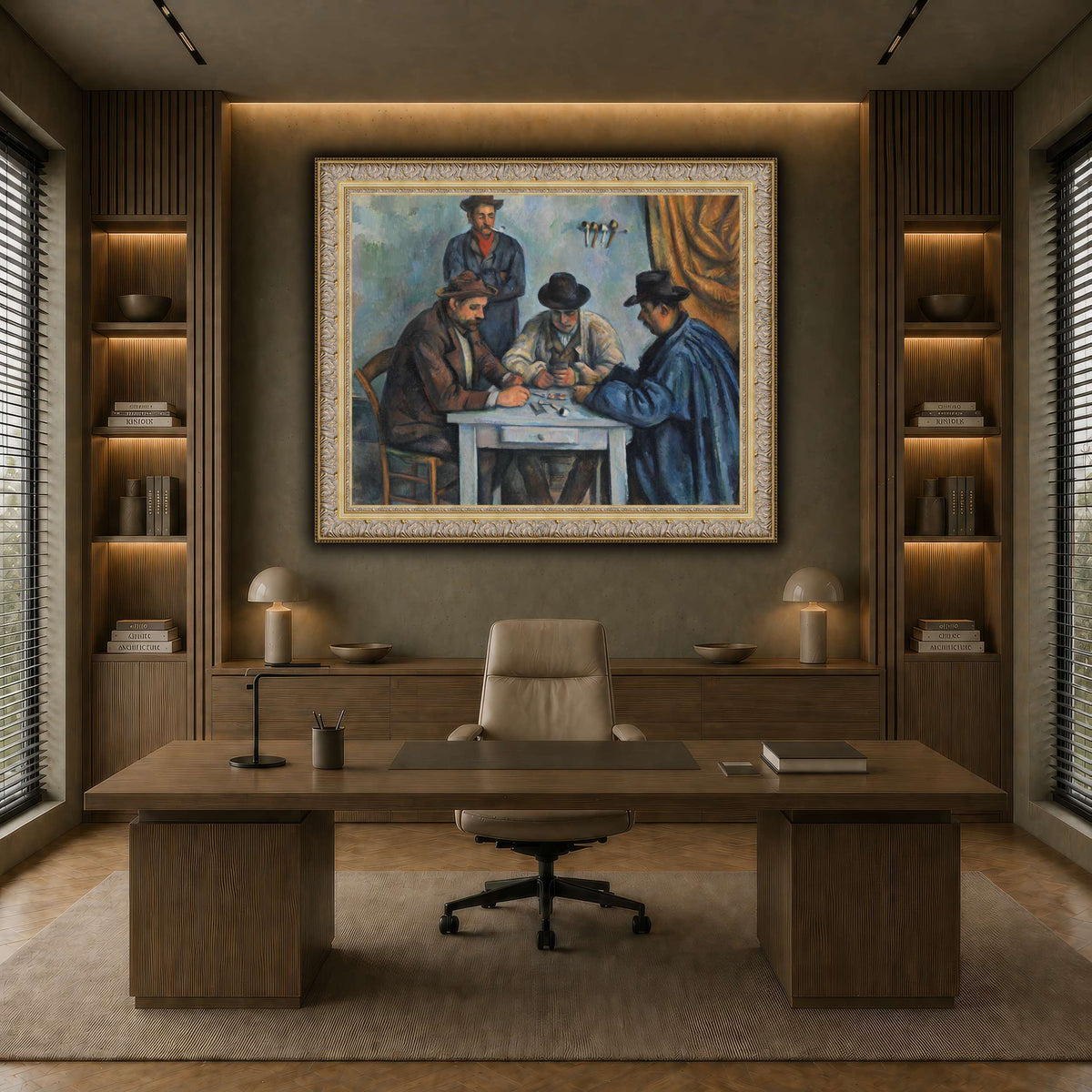 card players _Paul_Cezanne earth-office