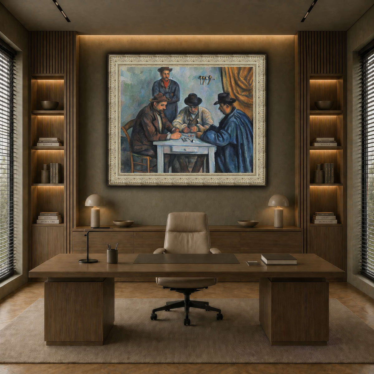 card players _Paul_Cezanne earth-office