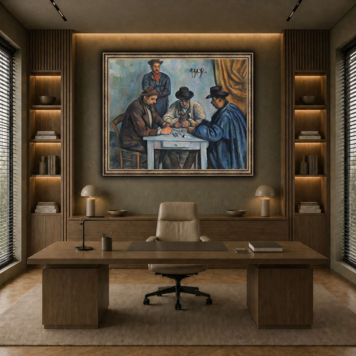 card players _Paul_Cezanne earth-office
