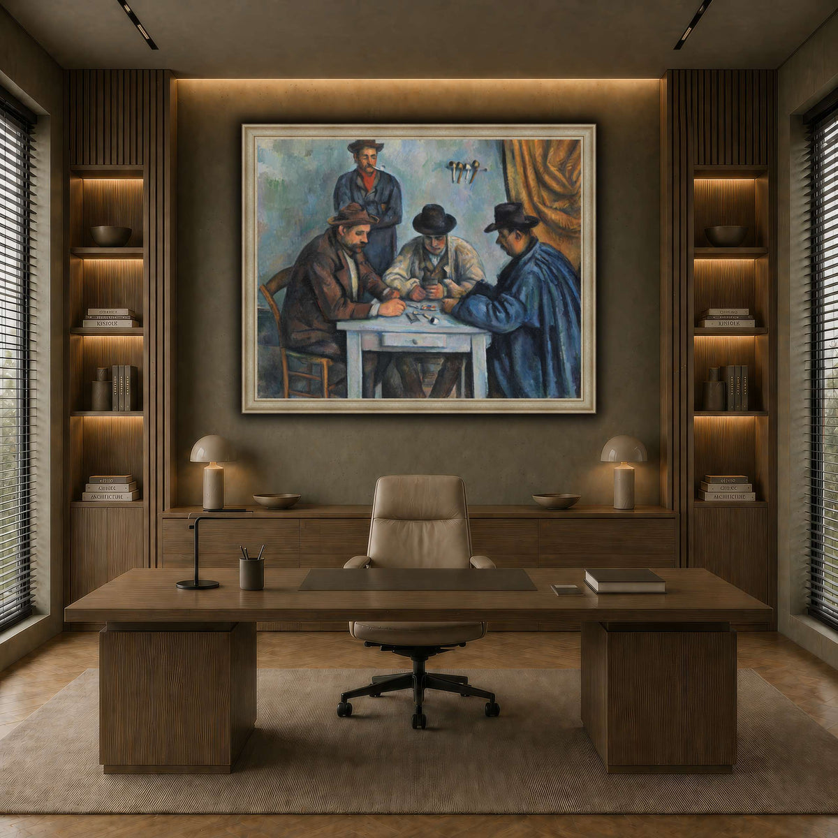card players _Paul_Cezanne earth-office