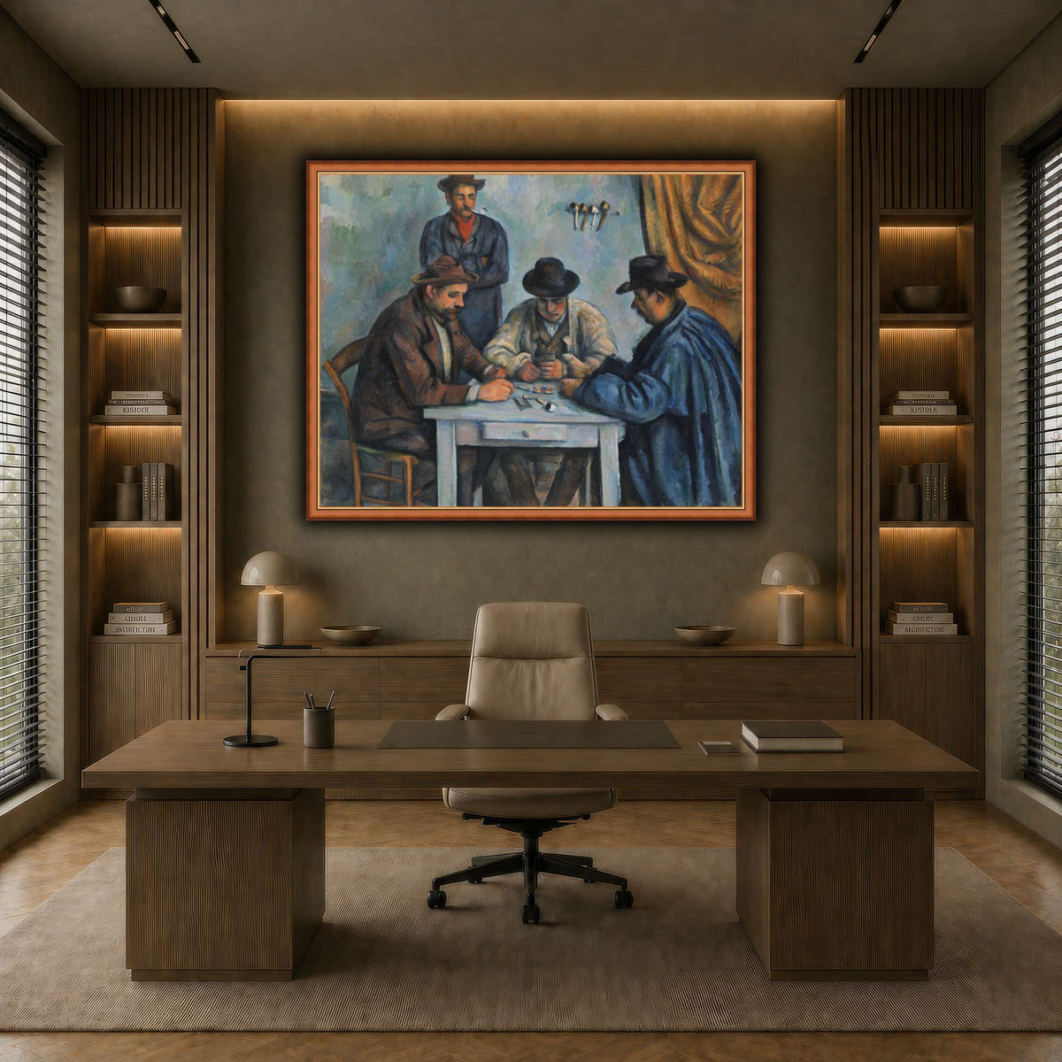card players _Paul_Cezanne earth-office