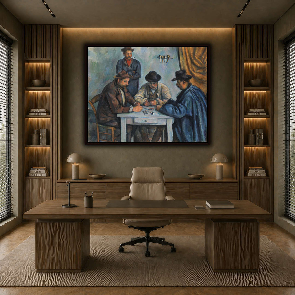 card players _Paul_Cezanne earth-office