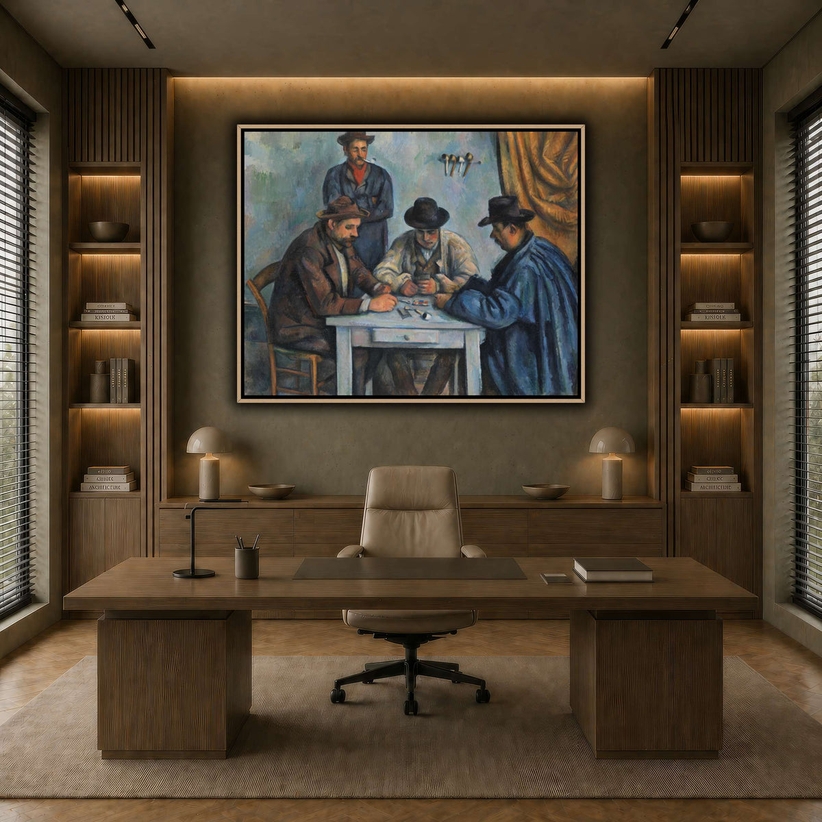 card players _Paul_Cezanne earth-office