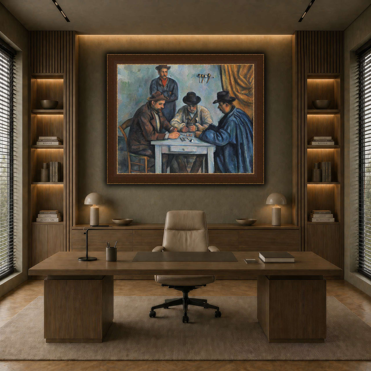 card players _Paul_Cezanne earth-office