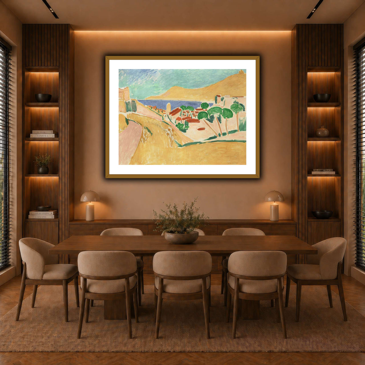collioure_Henri_Matisse warm-dining room