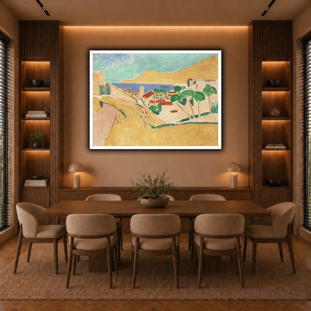 collioure_Henri_Matisse warm-dining room