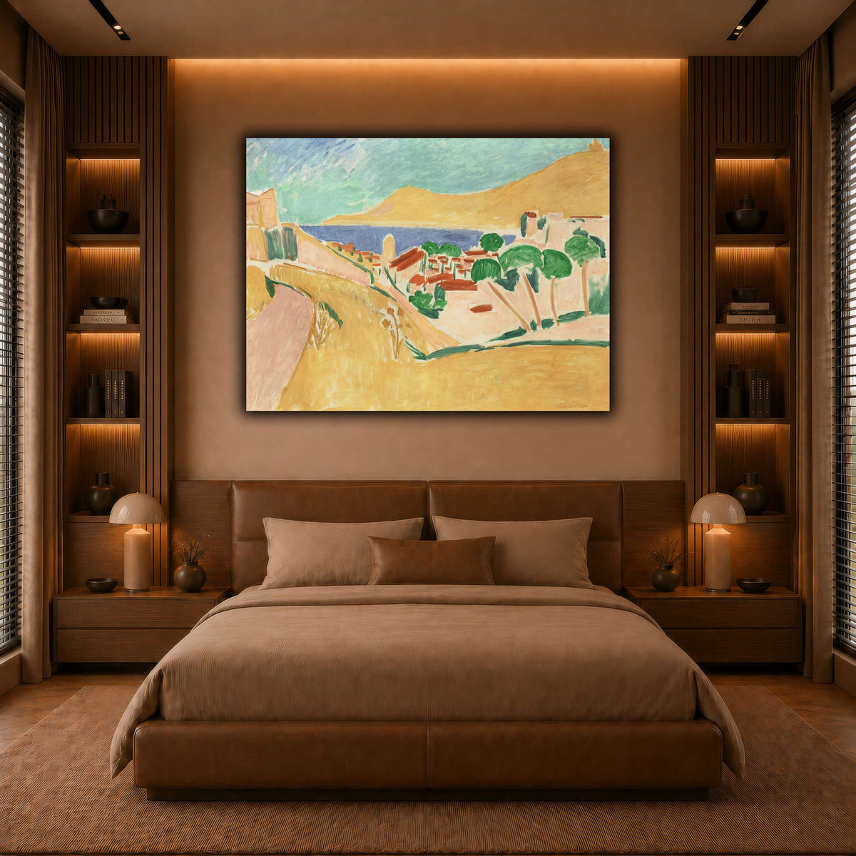 collioure_Henri_Matisse warm-bedroom