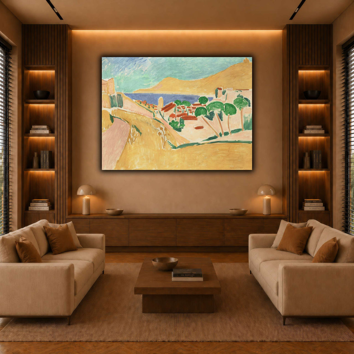 collioure_Henri_Matisse warm-living-room