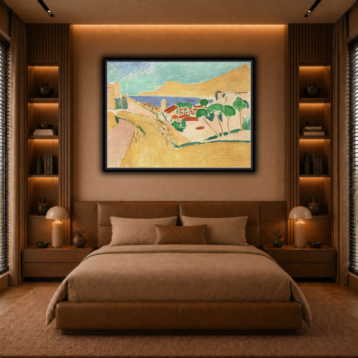 collioure_Henri_Matisse warm-bedroom