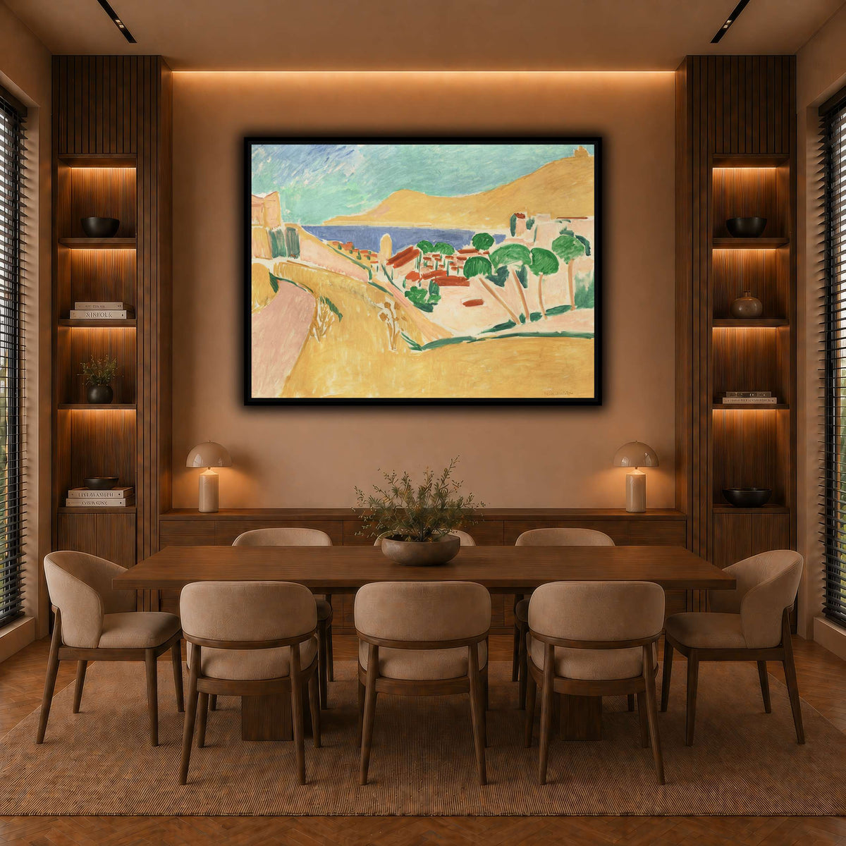 collioure_Henri_Matisse warm-dining room