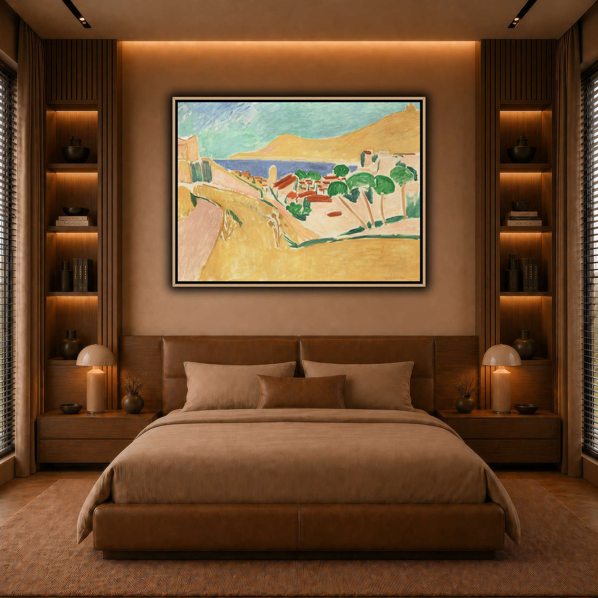 collioure_Henri_Matisse warm-bedroom