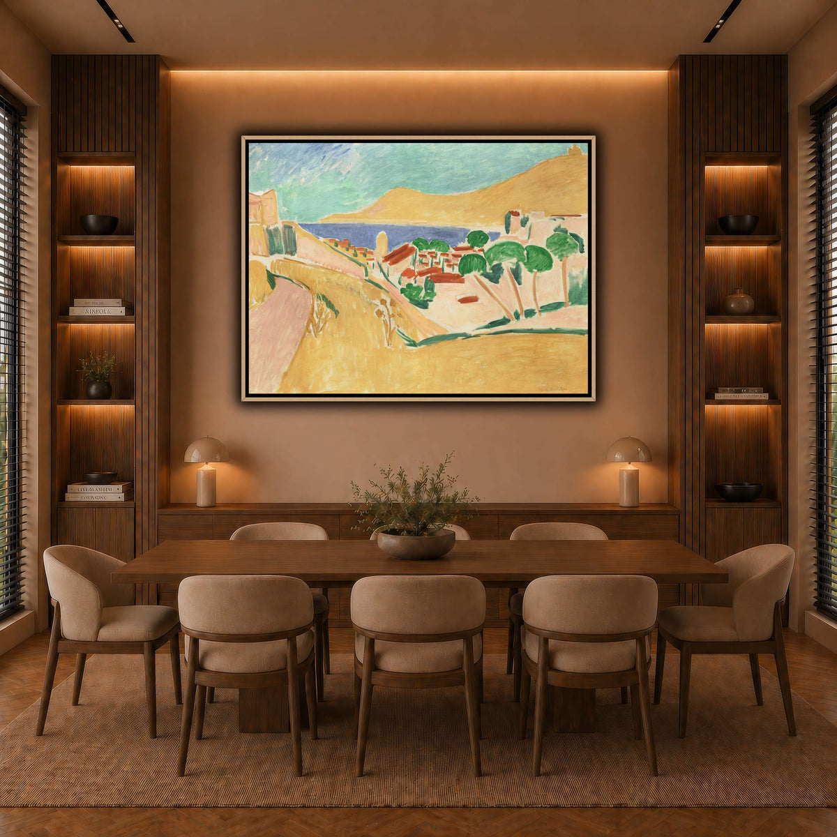 collioure_Henri_Matisse warm-dining room