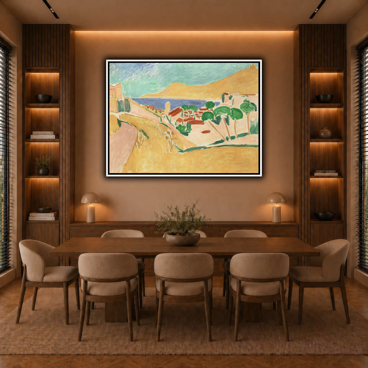 collioure_Henri_Matisse warm-dining room