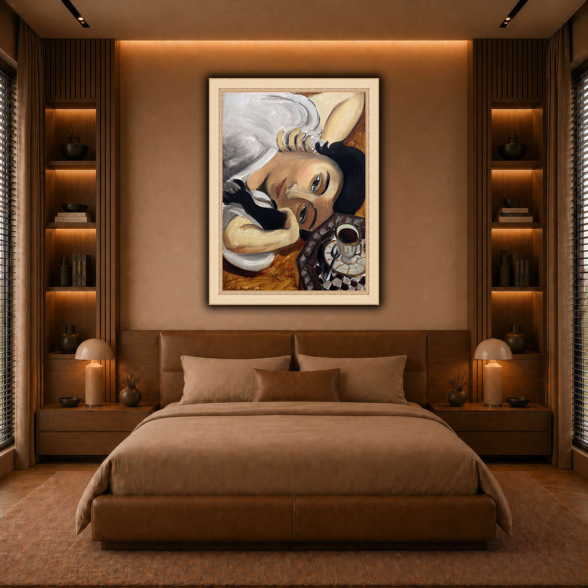 lorette_con_una_tazza_di_caffè_Henri_Matisse warm-bedroom