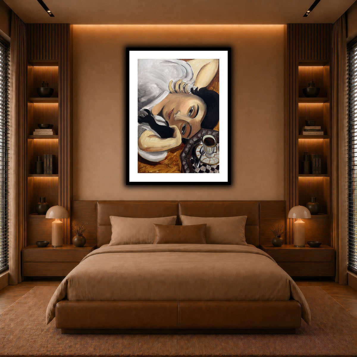 lorette_con_una_tazza_di_caffè_Henri_Matisse warm-bedroom