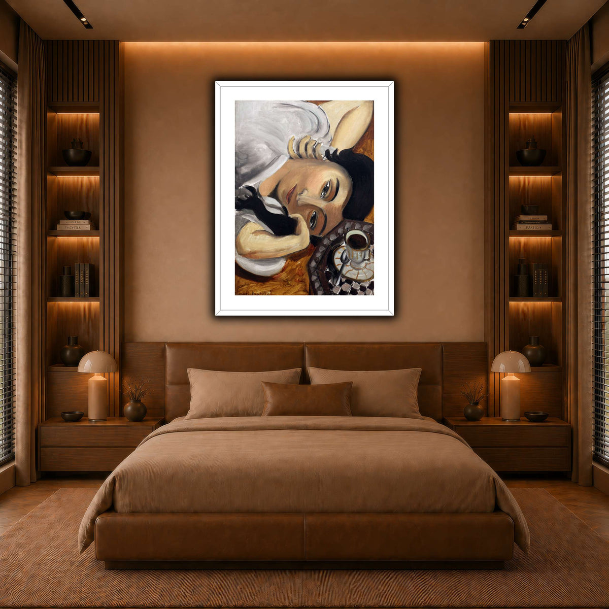lorette_con_una_tazza_di_caffè_Henri_Matisse warm-bedroom