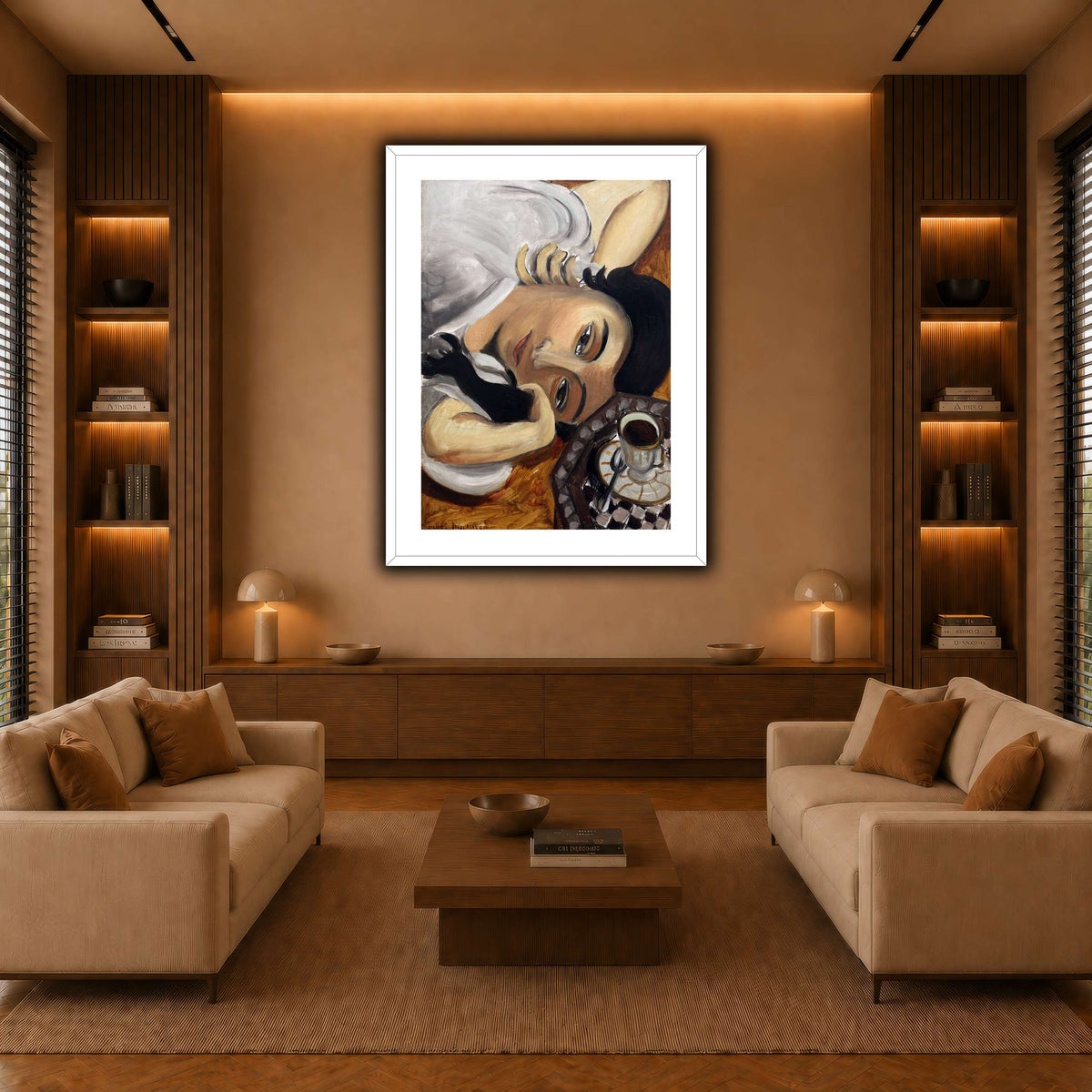 lorette_con_una_tazza_di_caffè_Henri_Matisse warm-living-room