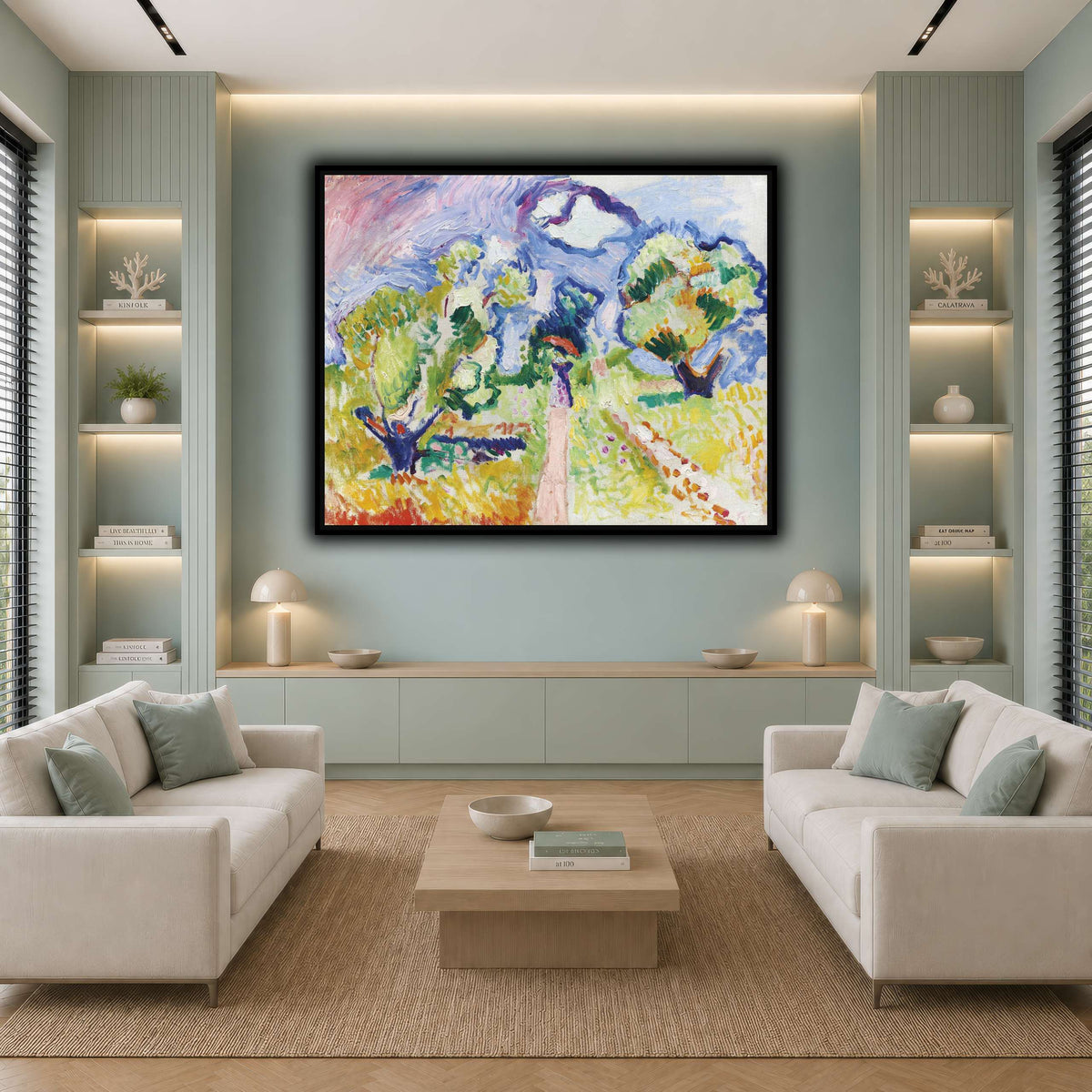 promenade_des_oliviers_Henri_Matisse cool-living room