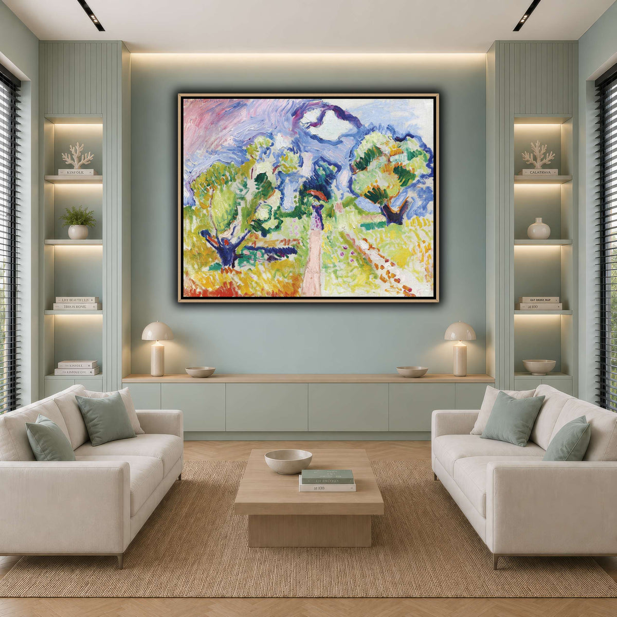 promenade_des_oliviers_Henri_Matisse cool-living room